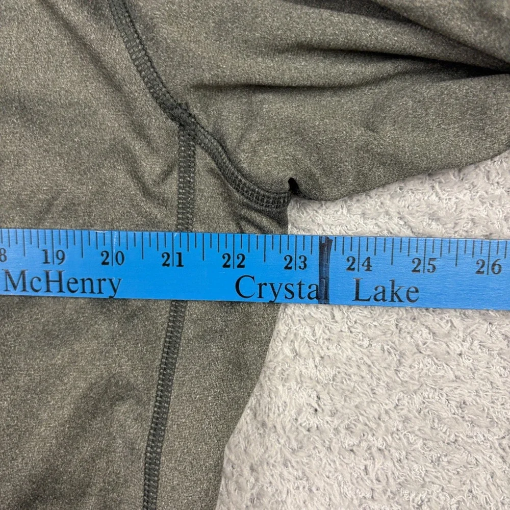 North Face Pullover Mens Large Gray College of Charleston 1/4 Zip Active Fleece
